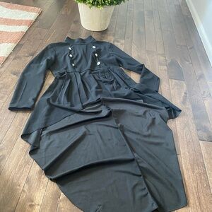 Womens XL Elegant Black High-Low Dress LIKE NEW